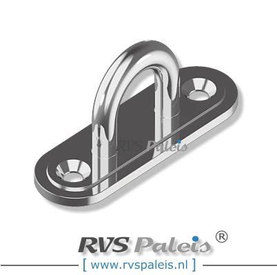 Oogplaat 80x27mm / type C