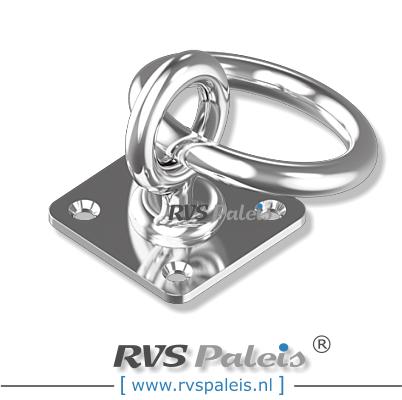 Warteloog met grondplaat en ring / type C