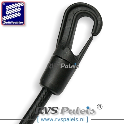 Patenthaak Shockcord 8mm / per stuk
