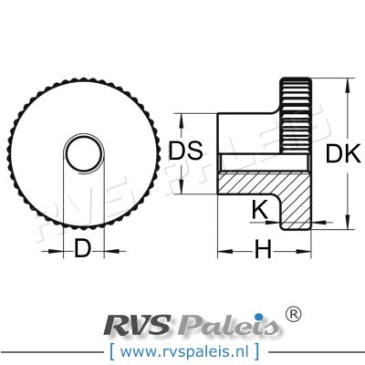 m4 / verp. 100 st. - Kartelmoer met kraag A1