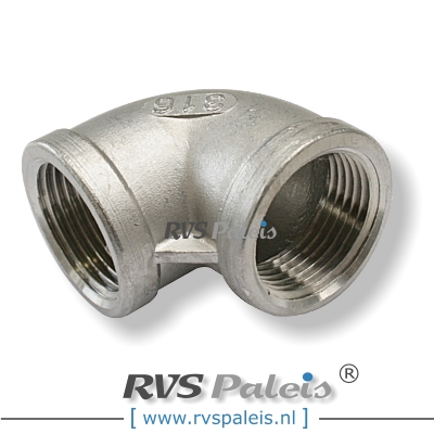 3/8   - Knie 90 graden Bi/Bi A4