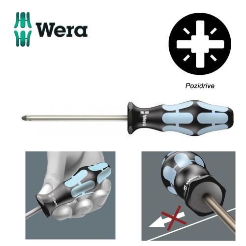 RVS schroevendraaier Pozidrive 1