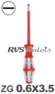 VDE-RVS schroevendraaier Zaagsnede 0,6x3,5
